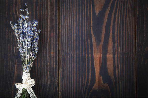 istock A bunch of lavender on a wooden table. 823439954