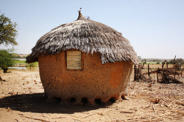 These are traditional hut houses of the people of the Thar desert in Sindh. These huts are called \