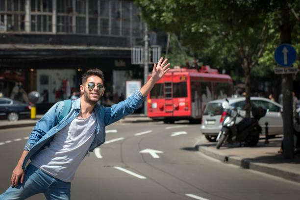 istock Catching a taxi 823471542