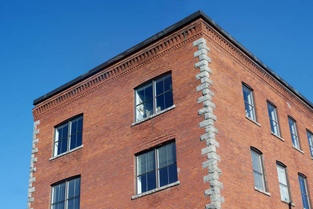 istock red brick building corner architecture old office business 823497264