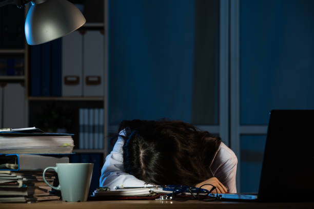 istock Overworked medical staff take rest sleeping 823502236