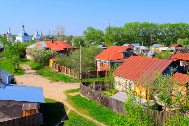 Russia, house in the suburbs