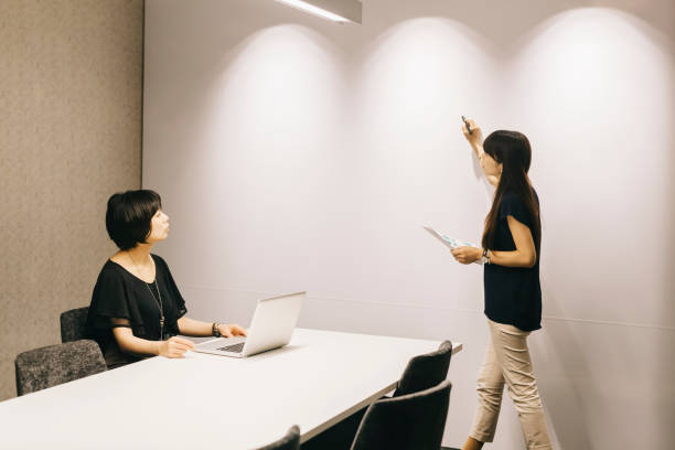 istock Two Businesswomen Brainstorming 823509750