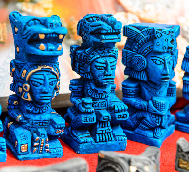 istock Authentic handcraft souvenirs of maya civilisation 823515100