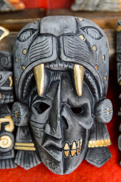istock Mask, Authentic handcraft souvenirs of maya civilisation 823515164