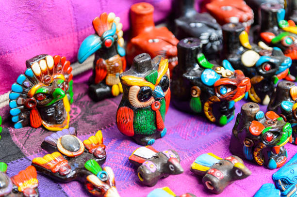 istock Authentic handcraft souvenirs of maya civilisation 823515362