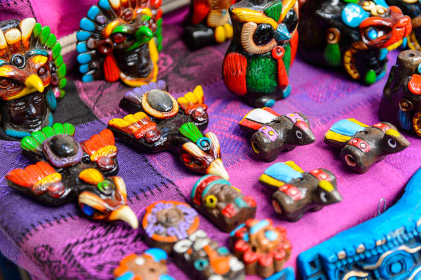 istock Authentic handcraft souvenirs of maya civilisation 823515422