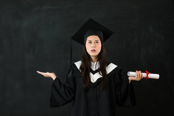 istock beauty girl holding red scroll confused 823541278