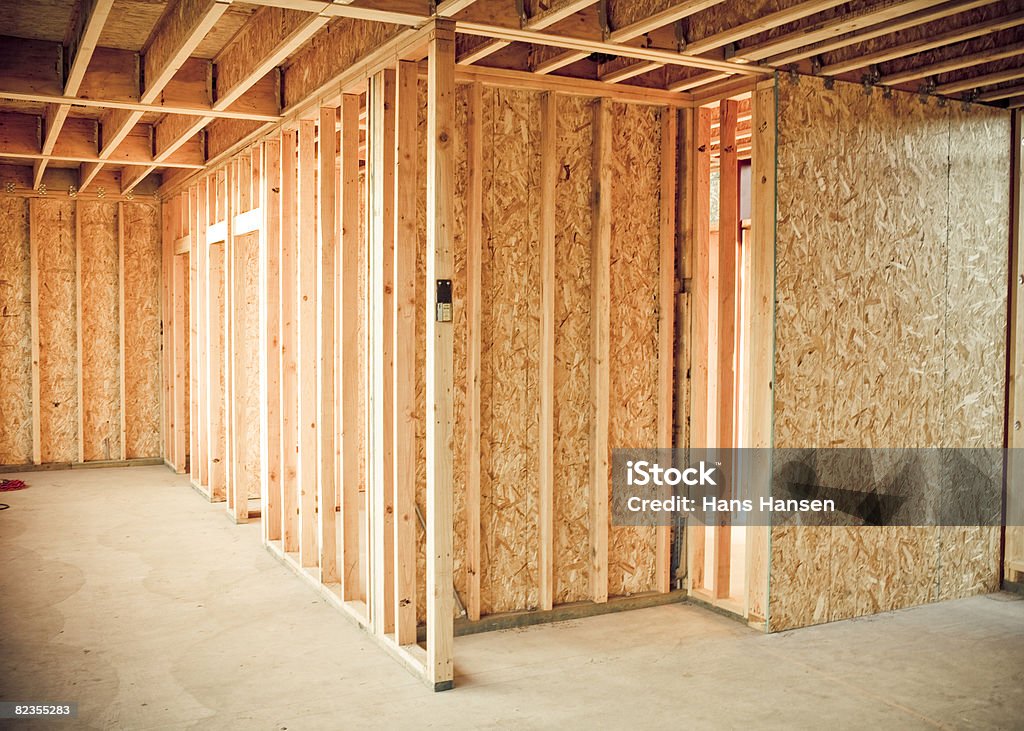 Haus im Bau - Lizenzfrei Baugewerbe Stock-Foto