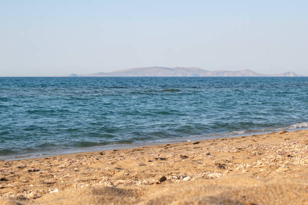 istock the sand on the sea background 823560590