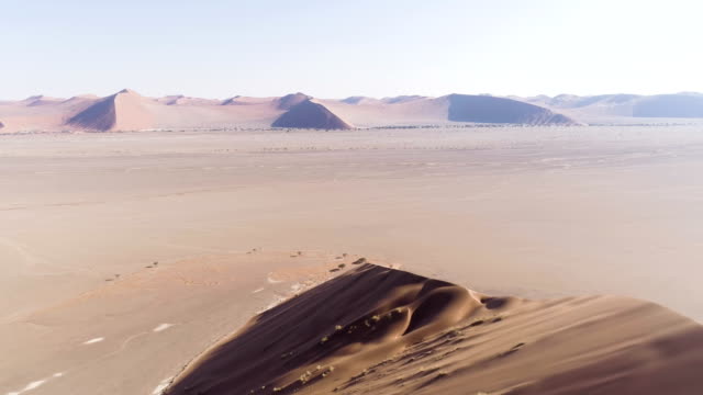 Big Namibia dune. Aerial view