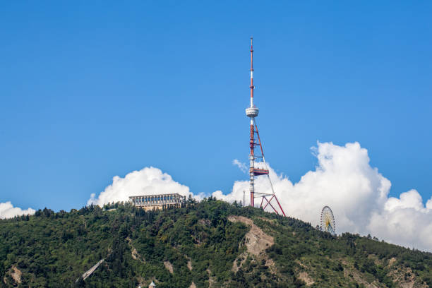 istock Tbilisi TV tower on Mount Mtatsminda - Georgia 823580322