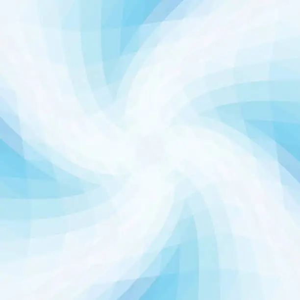 Vector illustration of Abstract background in shades of blue. Movement of geometric forms.