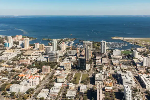 Photo of Aerial view of downtown St. Petersburg, Florida