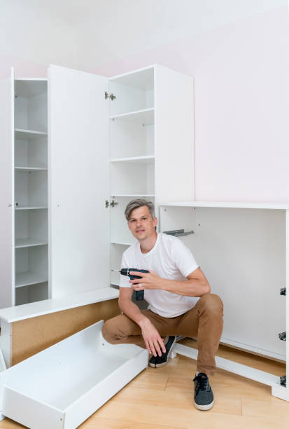 istock Furniture assambler 823599818