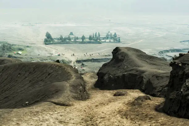 Photo of Old Hindu temple near Mt. Bromo on East Java, Indonesia