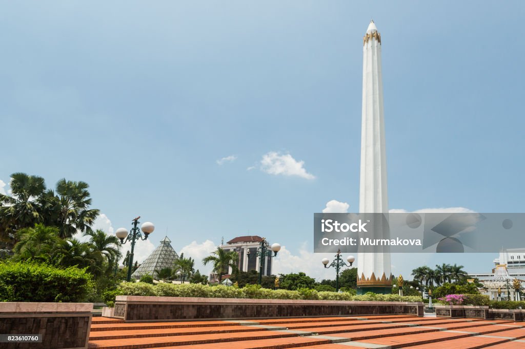 Hero Monument - National Monument in Surabaya, Heroes Day, East Java, Indonesia Independence - Concept Stock Photo