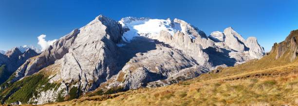 istock Marmolada, the highest mount of Dolomites mountains 823611018