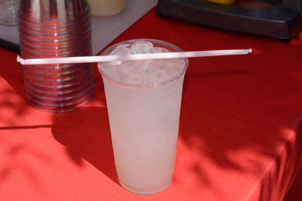 Cool glass of lemonade