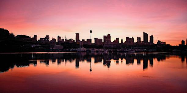 istock Sydney CBD sunrise, Blackwattle Bay. Australia. 823615704