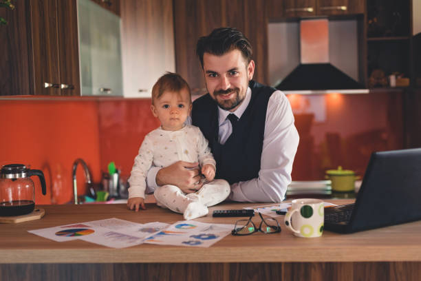 istock Portrait of a father and a son 823622936
