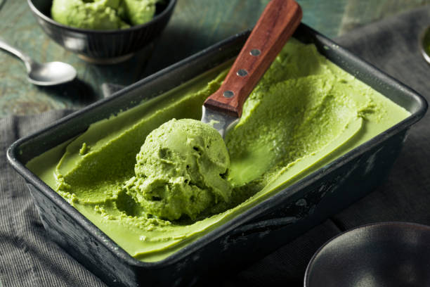 istock Homemade Grean Tea Matcha Ice Cream 823634720