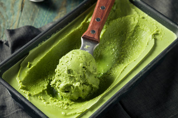 istock Homemade Grean Tea Matcha Ice Cream 823634814