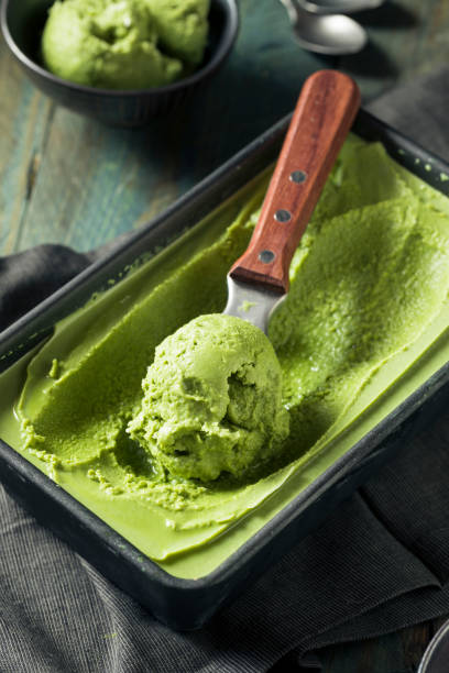 istock Homemade Grean Tea Matcha Ice Cream 823635074