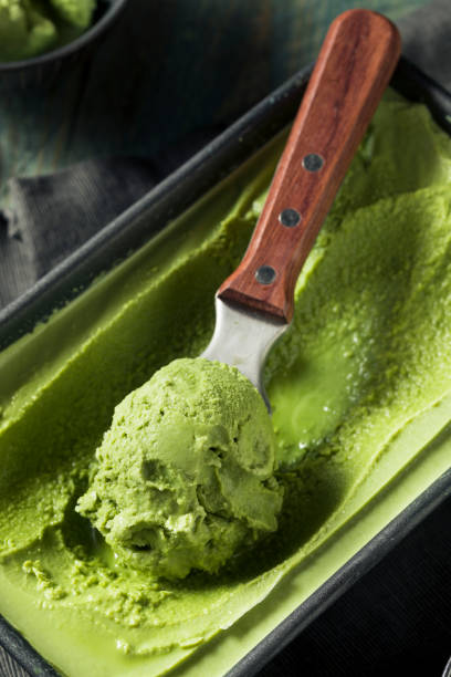 istock Homemade Grean Tea Matcha Ice Cream 823637734