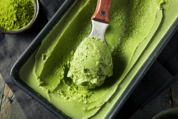 istock Homemade Grean Tea Matcha Ice Cream 823640186