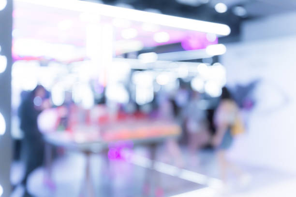 istock Abstract background of people on shopping mall 823646544