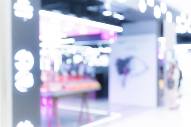 istock Abstract background of people on shopping mall 823646550