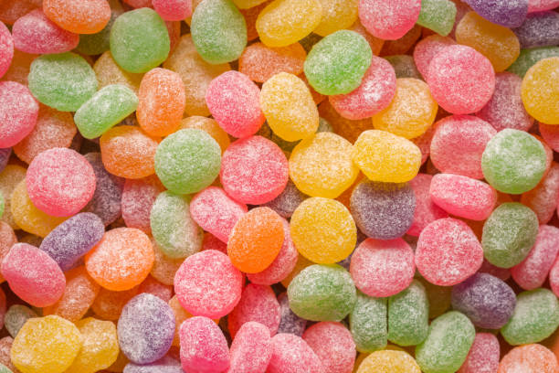istock Close up of sugar coated candy 823647594