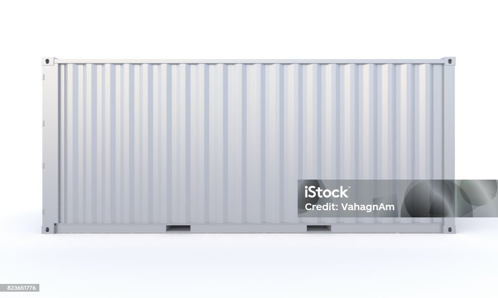 Cargo Container 3d-rendering Cargo Container 3d-rendering neutral color Cargo Container Stock Photo