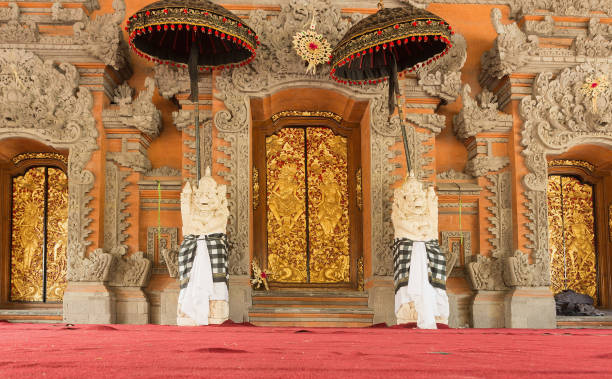 istock Ubud palace, Bali - Inside the Ubud palace, Bali, Indonesia. 823661262