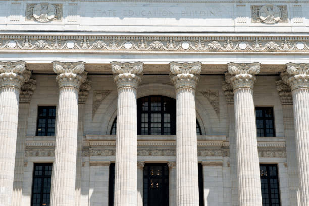 istock Architectural Details of New York Education Building 823665146