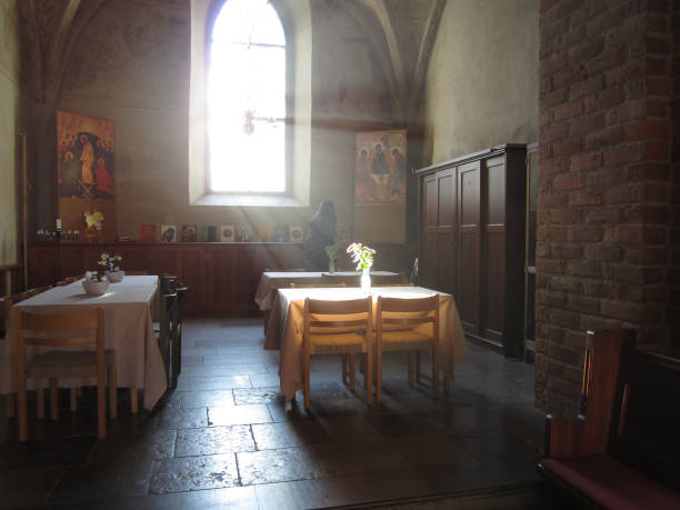 istock Sunbeam in church 823676160
