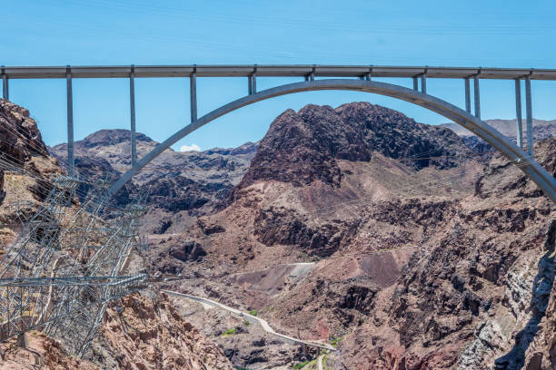 istock High-voltage power line. Nevada, United States 823680644