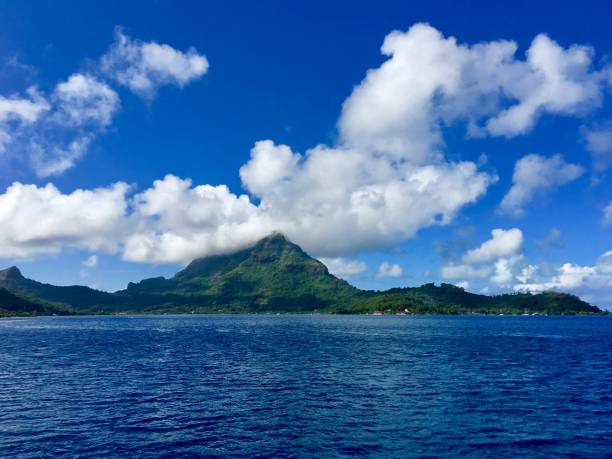 istock Coastline of beautiful Bora Bora 823683572
