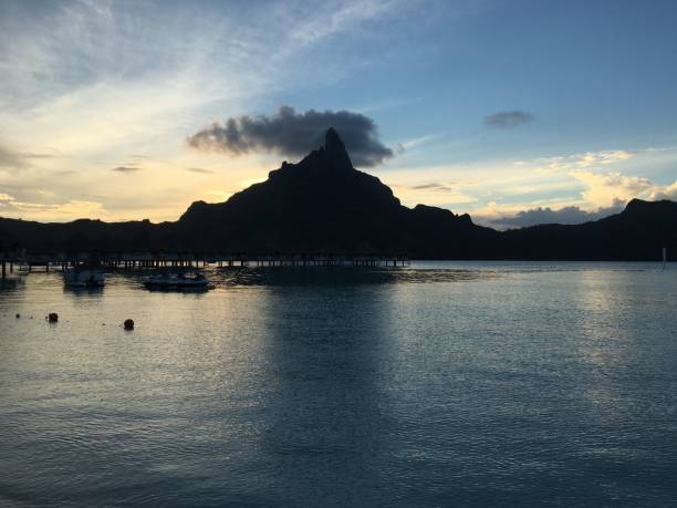 istock Mt Otemanu at Bora Bora 823684262