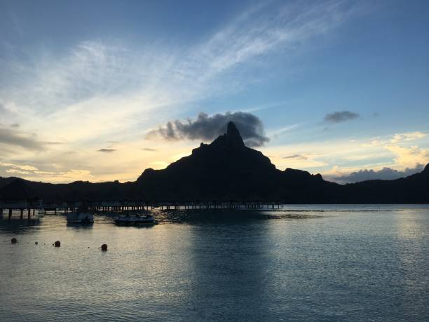 istock Mt Otemanu at Bora Bora 823684266