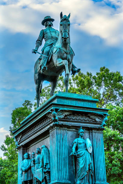 istock General John Logan Memorial Civil War Statue Logan Circle Washington DC. 823686496