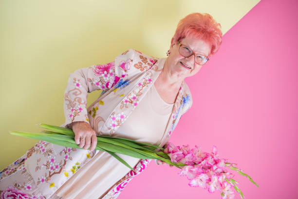 istock Gladiolus are her favorite flowers 823691146