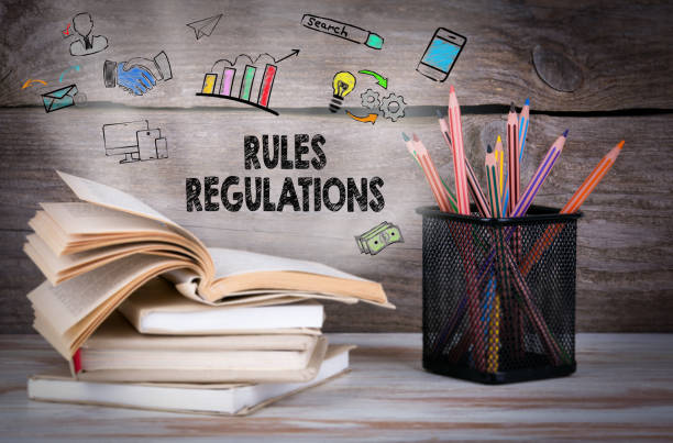 istock Rules And Regulations, Business Concept. Stack of books and penc 823691296