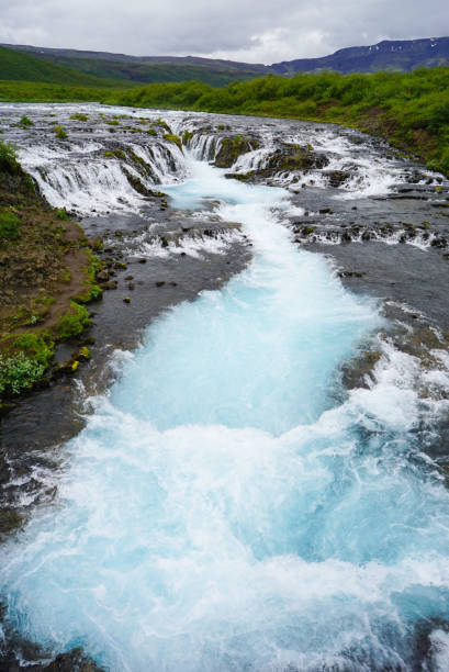 istock Beautiful Bruarfoss waterfall, Iceland 823694094