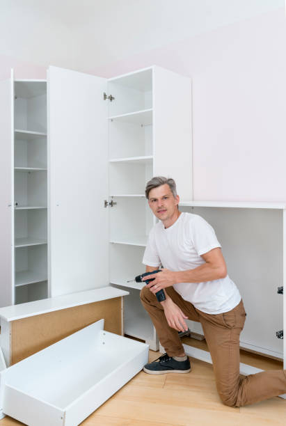 istock Furniture assambler 823704896