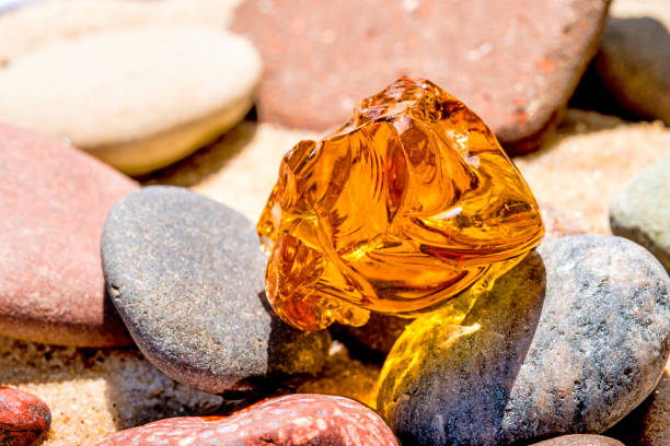 istock Amber on a beach of the Baltic Sea 823719324