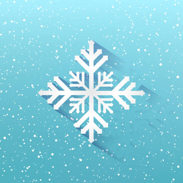 niebieskie zimowe tło świąteczne, płatki śniegu na niebieskim tle, boże narodzenie, nowy rok, wektor - winter backgrounds focus on foreground white stock illustrations