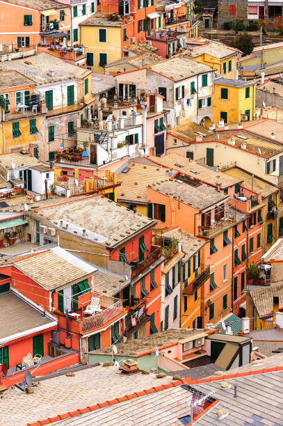 vernazza (vulnetia), comune italiano in provincia di la spezia. è una delle terre delle cinque terre, patrimonio mondiale dell'unesco - 18797 foto e immagini stock