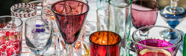 istock close-up of second hand beautiful glasses, panoramic view 823729408